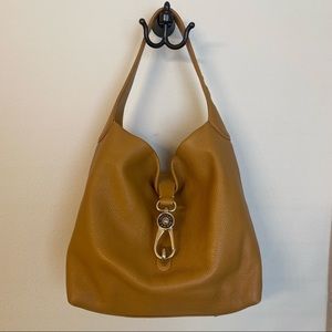 Dooney & Bourke Belvedere Logo Lock Shoulder Bag